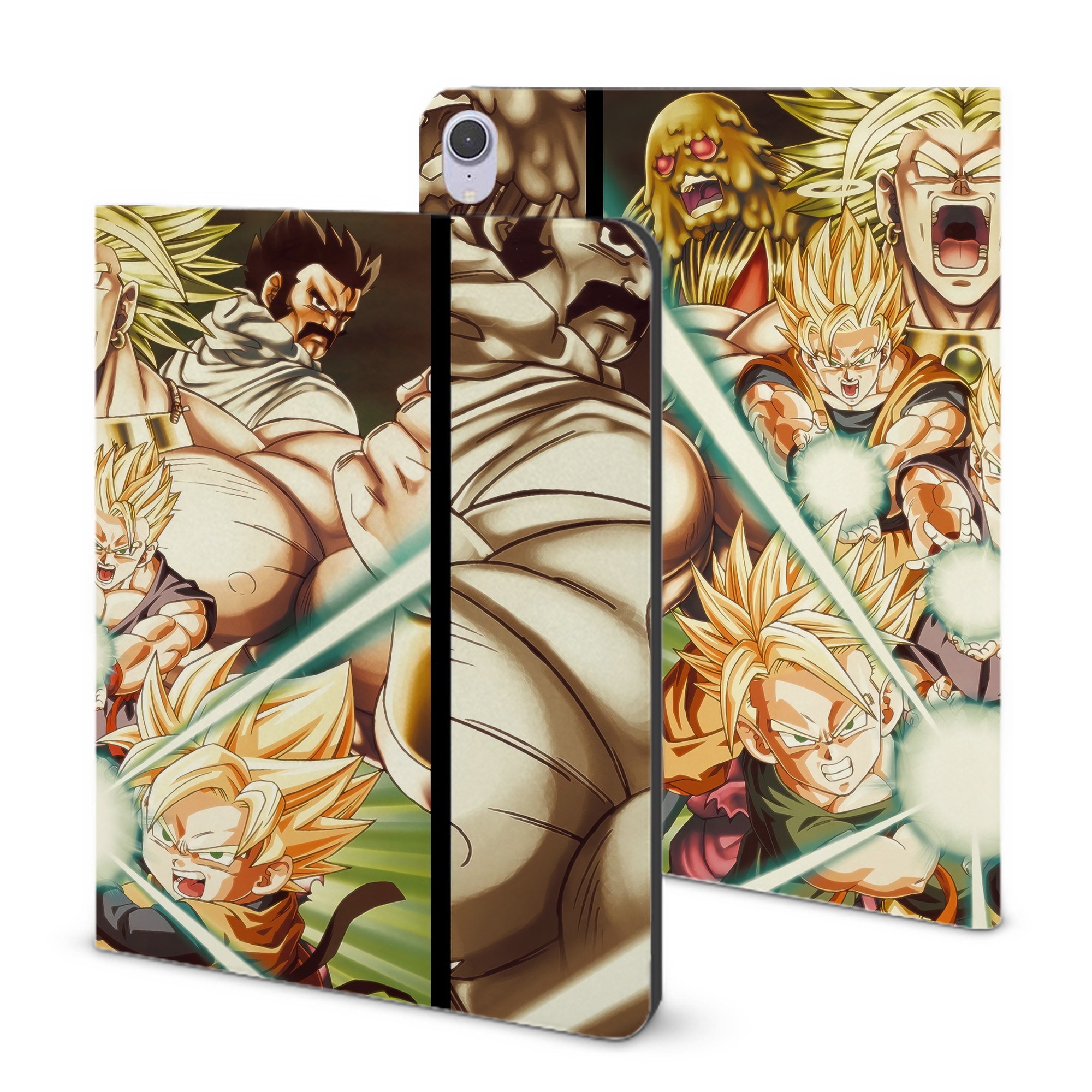 （画像用） ドラゴンボール DRAGON BALL IPad ケース ブック型 PUレザー TPU 耐衝撃 軽量 薄型 ペン収納なし 全面保護 IPad 各モデル対応